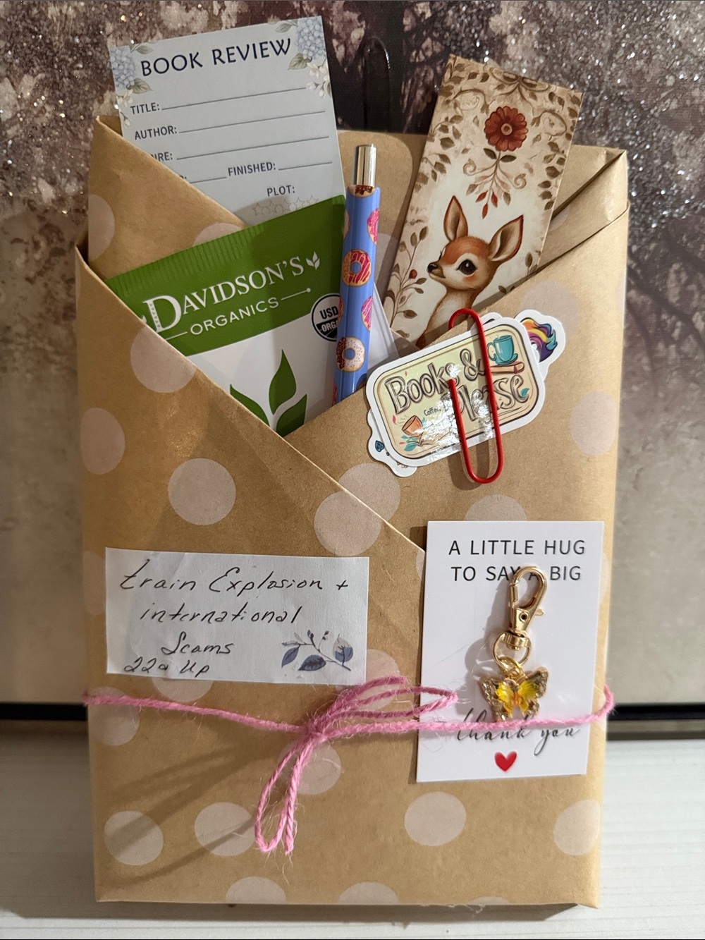 Blind date with a book. Train explosion and international scams.